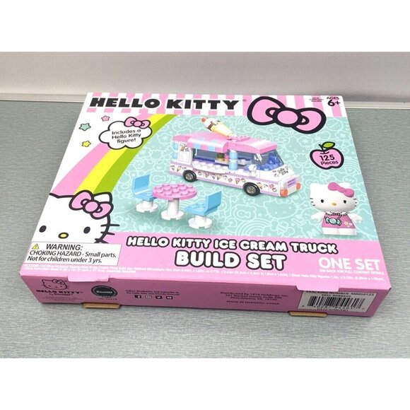 Sanrio Hello Kitty Ice Cream Truck Build Set 125-Pcs - Picture 3 of 4